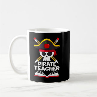 Mug Pirate Teacher Funny Halloween Costumes Skull Adul