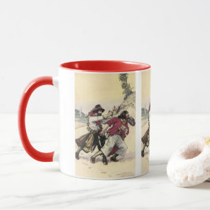 Mug Pirates Vintage, Duel jusqu'à la mort sur la plage