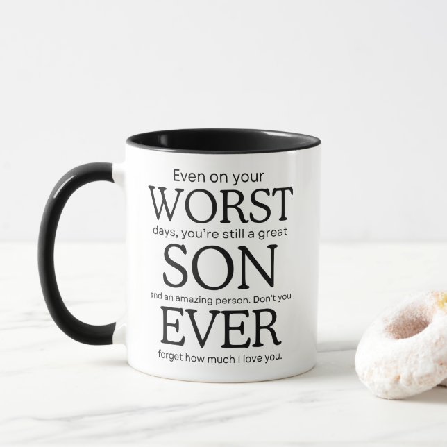 Mug Pire fils qui soit (Avec donut)