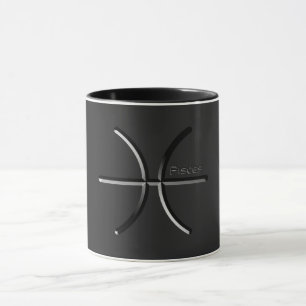 Mug PISCES, Conception abstraite du signe zodiaque, T-