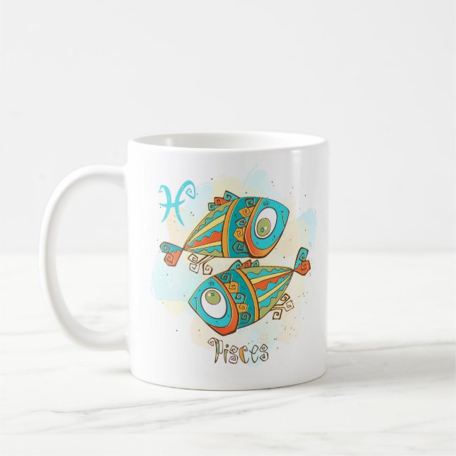 Mug Pisces Horoscope Zodiac 19 févr. - 20 mars Anniver (Gauche)