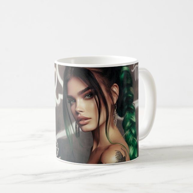 Mug Pisces Zodiac Musicien Piano (Devant droit)