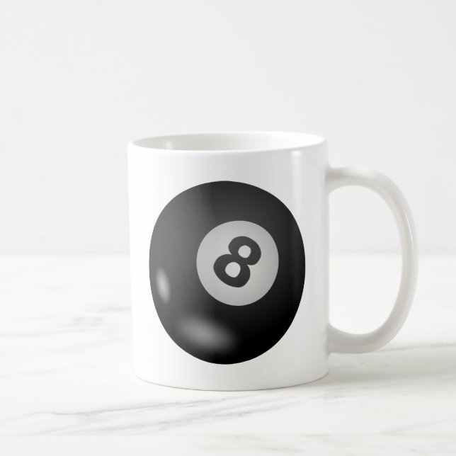Mug Piscine - boule huit (Droite)