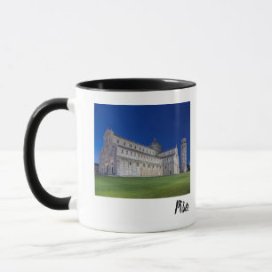 Mug Pise Tour penchée Panorama de nuit Italie Cadeau