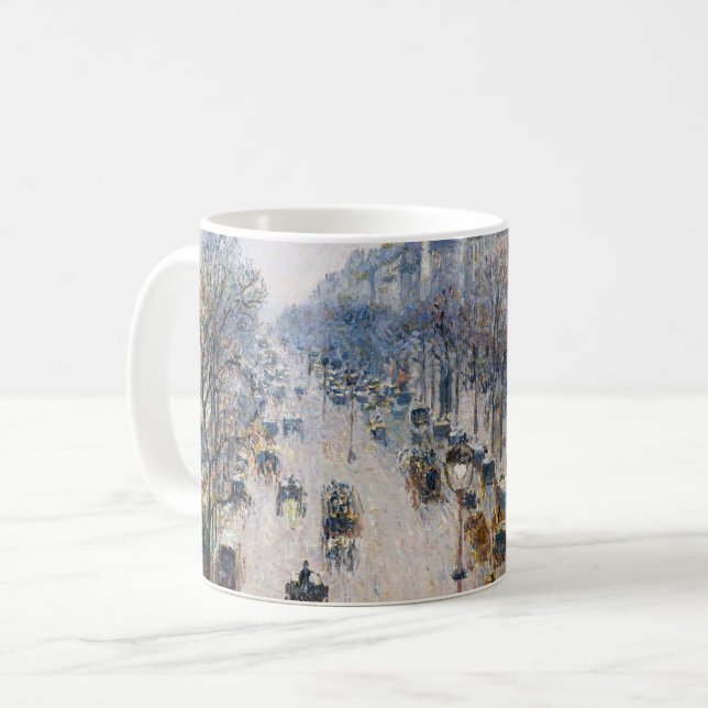 Mug Pissarro - Boulevard Montmartre, Matin d'hiver (Devant gauche)