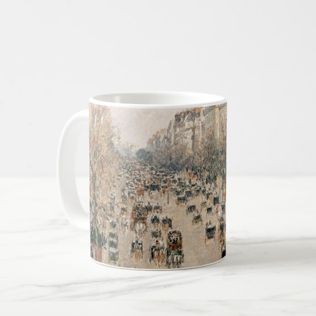 Mug Pissarro - Boulevard Montmartre, soleil de l'après (Devant gauche)