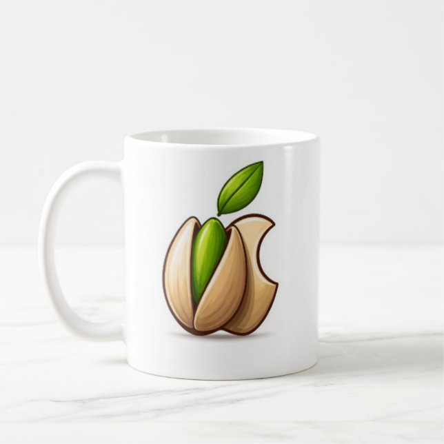 Mug PistaMug – Une gorgée avec une touche de pistache (Gauche)
