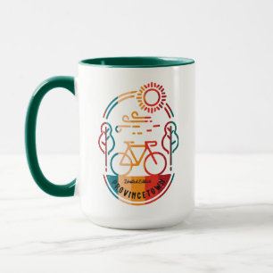 Mug Piste cyclable Retro Provincetown