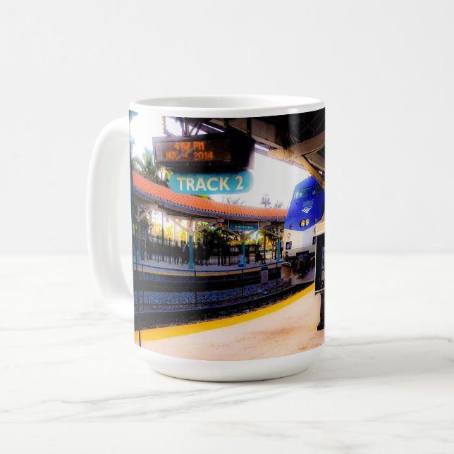 Mug Piste d'arrivée 2 (Devant gauche)