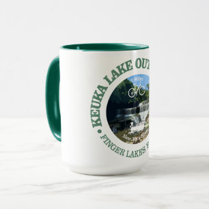 Mug Piste de sortie du lac Keuka (cyclisme c)