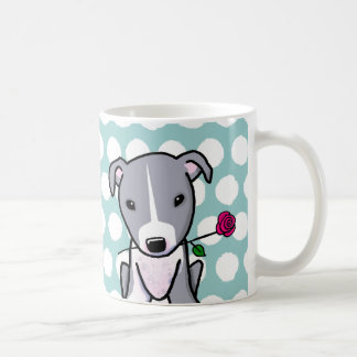 Mug Pit Bull Avec Fleur