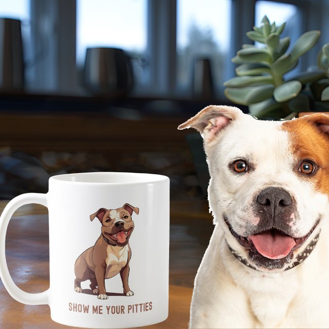 Mug Pit Bull Funny Personnalisé (Créateur téléchargé)