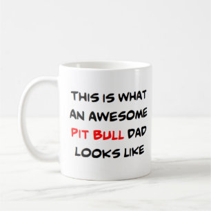 Mug pit bull papa, génial
