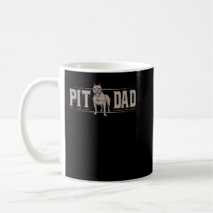 Mug Pit Papa Pitbull Dog Pup Propriétaire Interdit Rep