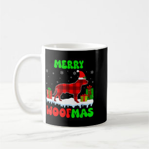 Mug Pitbull chien joyeux Noël Woofmas amoureux des chi