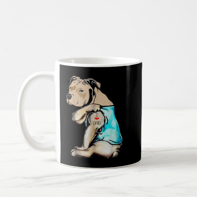 Mug Pitbull Grammy Pit Bull Terrier Chien Pibble Mère' (Gauche)