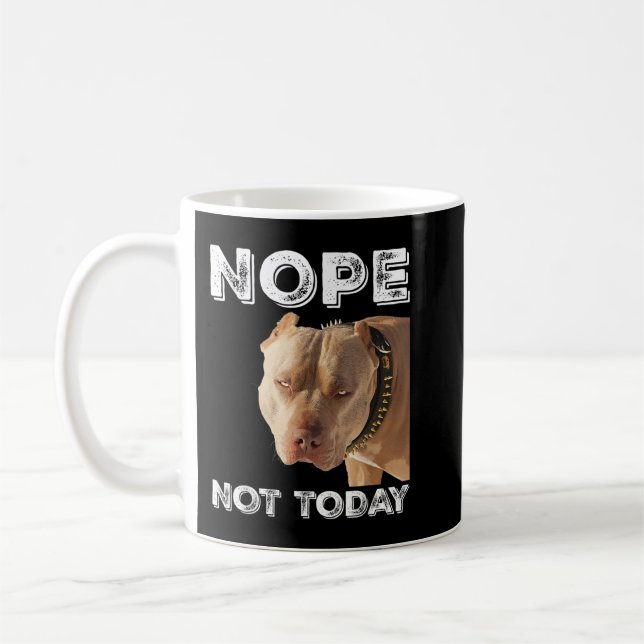 Mug Pitbull - Non Pas Aujourd'Hui T-Shirt Pitbull Love (Gauche)