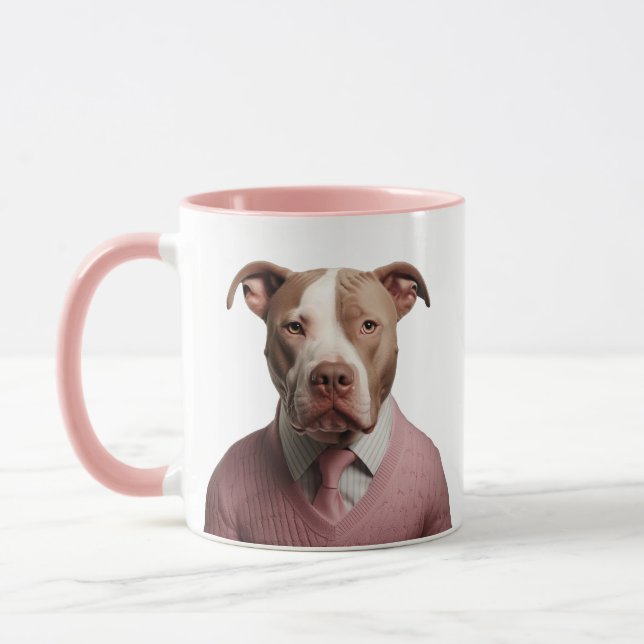 Mug Pitbull Preppy ; (Gauche)