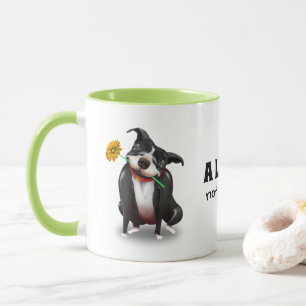 Mug Pitbull unique attaque les cadeaux d'amoureux des
