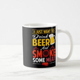 Mug Pitmaster Chemise Cadeau Tee Boire Bière Fumée Via