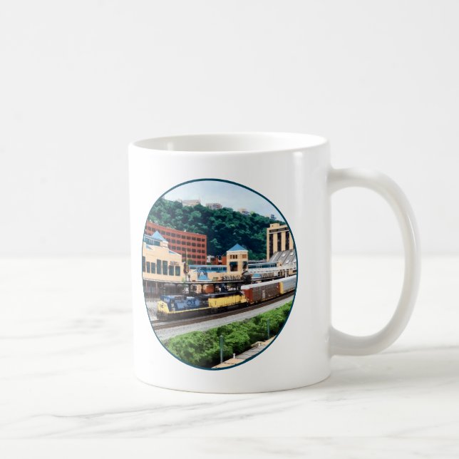 Mug Pittsburgh PA - Train En Train À Destination De St (Droite)
