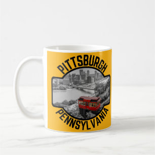 Mug Pittsburgh Pennsylvania Steel City Skyline Incline