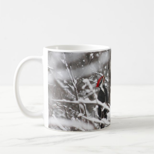 Mug Pivert en hiver (Gauche)