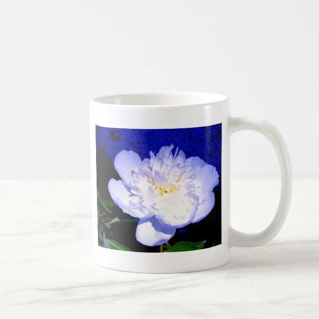 Mug Pivoine blanche et violette (Droite)