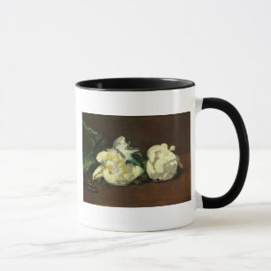 Mug Pivoine toujours blanche de la vie par Manet