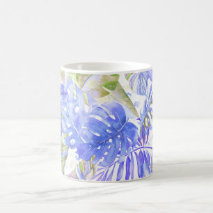 Mug Pix Dezines Hawaiian Jungle Cornflower Green