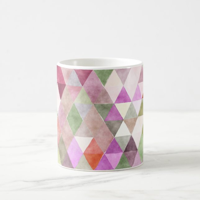 Mug PixDezines Boho Géométrique/triangles ajustables (Centre)