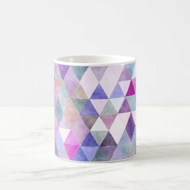 Mug PixDezines Boho Triangles géométriques/réglables (Centre)