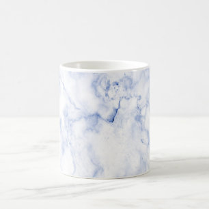 Mug PixDezines MARBRE BLEU et BLANC