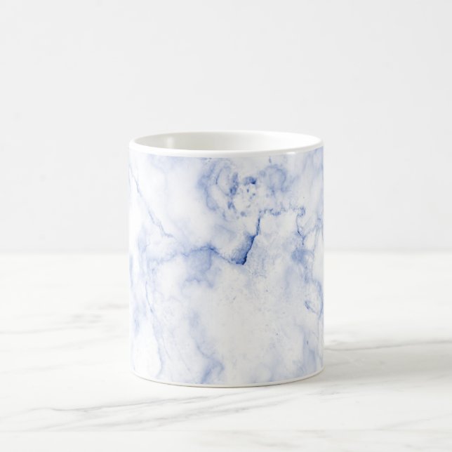Mug PixDezines MARBRE BLEU et BLANC (Centre)