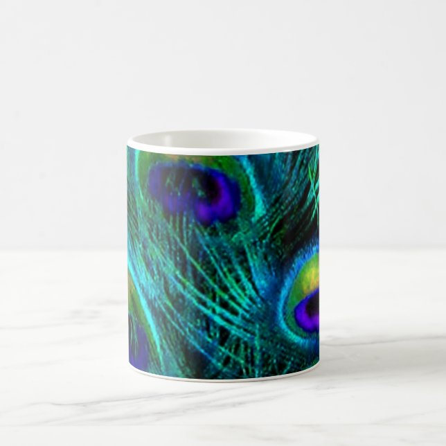 Mug PixDezines Pacock Psychedelic (Centre)