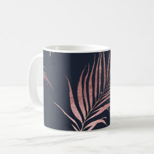 MUG PIXDEZINES PALMIERS FAUX OR ROSE