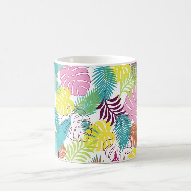 Mug PixDezines rainforest/image réglable (Centre)