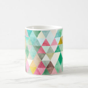 Mug PixDezines triangles géométriques/réglables de