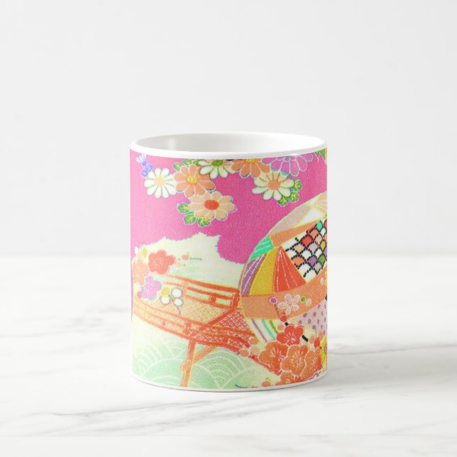 Mug PixDezines Vintage Shirimen Kimono (Centre)