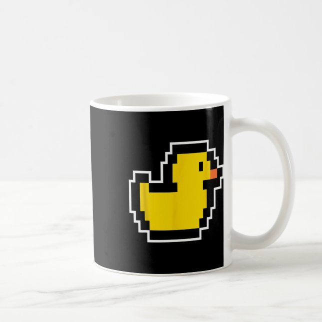 Mug Pixel Little Duck 80s Vidéo Jeu Costume Halloween (Droite)