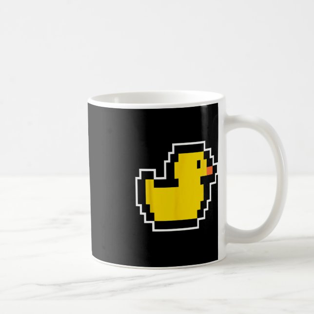 Mug Pixel Little Duck 80s Vidéo Jeu Costume Halloween (Droite)