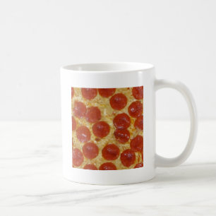 Mug pizza au gros pepperoni