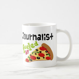 Mug Pizza (drôle) de journaliste