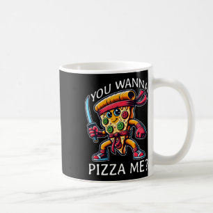 Mug Pizza Ninja Style Karaté Vous Me Voulez Une Pizza