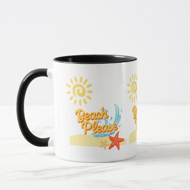 Mug plage (Gauche)