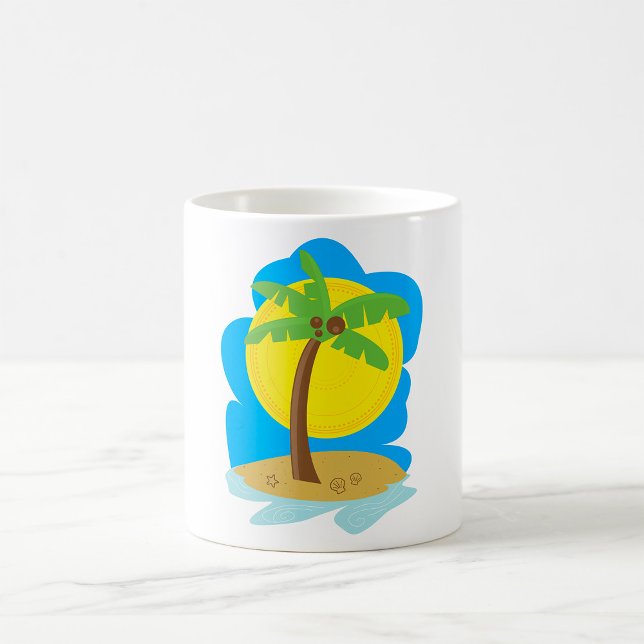 Mug Plage aux palmiers (Créateur téléchargé)