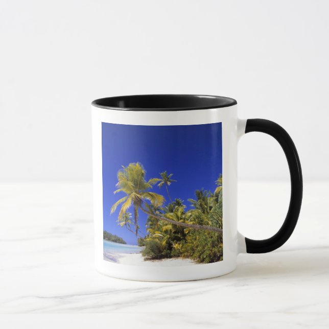Mug Plage bordée de palmiers Cook Islands 7 (Droite)