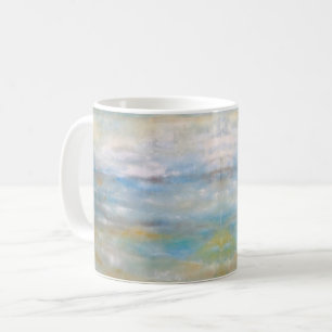 Mug Plage côtière Abstraite Nuages océaniques peinture