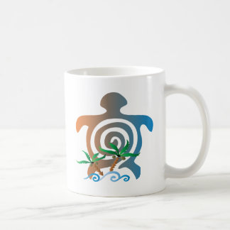 Mug Plage-coucher du soleil-tortue