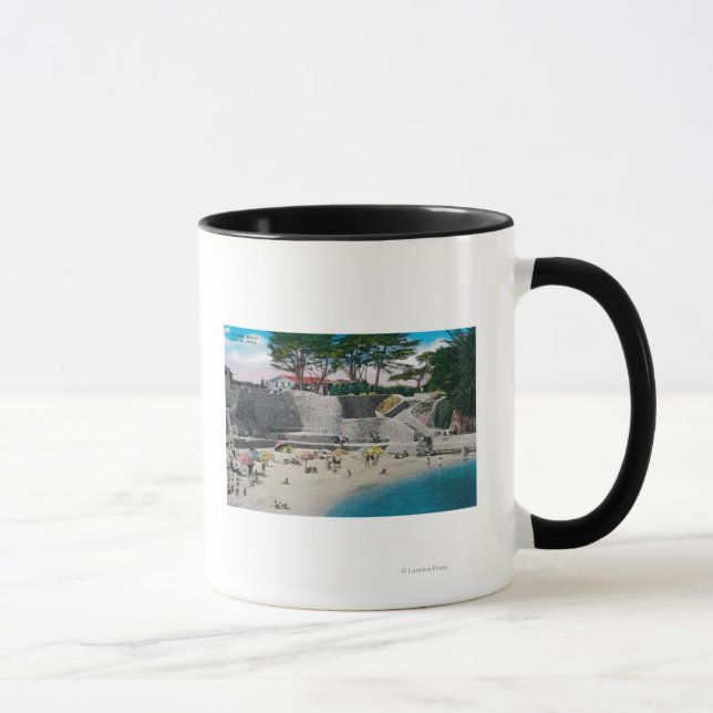 Mug Plage de bain à Pacific Grove (Droite)